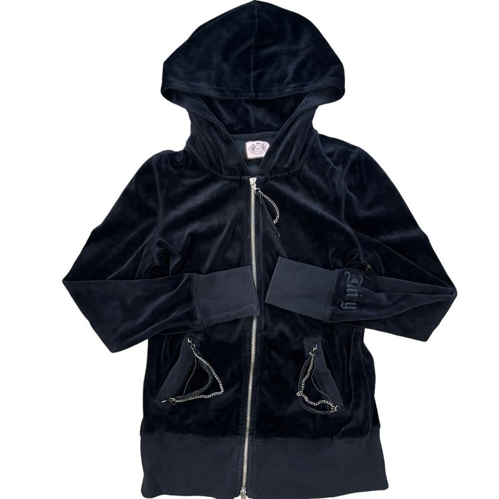 Vintage Juicy Couture chain velour hoodie